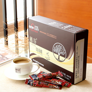 越谷云南小粒咖啡卡布奇诺900g60条卡布基诺三合一速溶咖啡粉包邮